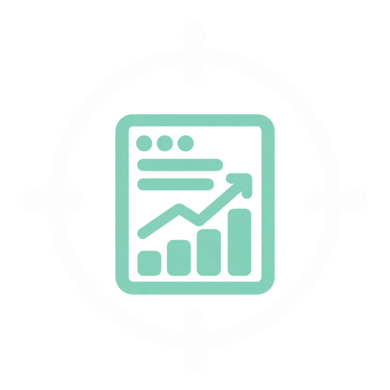 Mint Analytics Crosshair Icon