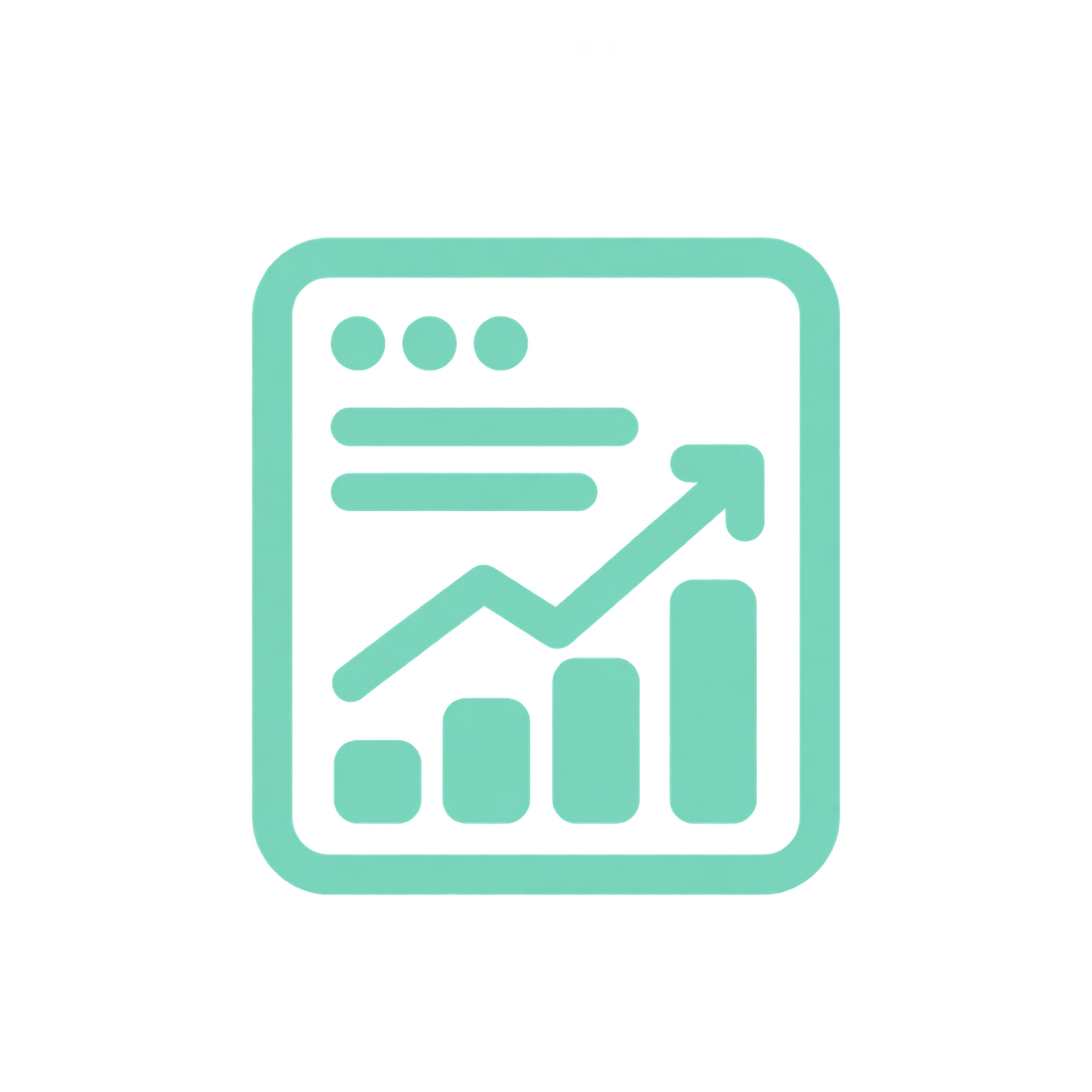 Mint Analytics Dashboard Icon